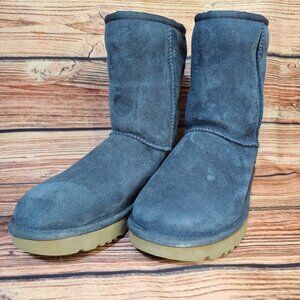 UGG Navy Blue Slip On Boots Size 8 1/2